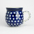 Polish Pottery 330ml Gents Mug - Blue Eyes