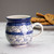 Polish Pottery 330ml Gents Mug - Forget-Me-Not