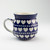 Polish Pottery 210ml Lady Mug - Heart to Heart