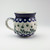 Polish Pottery 210ml Lady Mug - Love Leaf