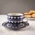 Polish Pottery 195ml Teacup and Saucer - Heart to Heart