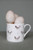 Sophie Allport Chicken and Egg White Mug Standard Size