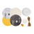 Kitchen Pantry 24 Piece Mixed Design Jam Jar Cover Set