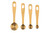 Kitchen Pantry Brass Measuring Spoons