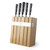 Sabatier Professional 5 Piece Oak & Stainless Steel Knife Block Set