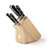 Sabatier Professional 5 Piece Traditional Rubberwood Knife Block Set