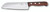 Victorinox 17cm Santoku Knife Fluted Blade with Wooden Handle