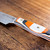 Savernake 12cm Utility Knife - Tide Handle - Arctic Anthracite and Orange