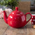 London Pottery 6 Cup 1.5 Litre Farmhouse Teapot Red