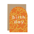 Plewsy Birthday Curved Card Orange and Yellow