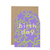 Plewsy Birthday Curved Card Purple and Green