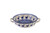 Polish Pottery Round Oven Dish with Handles Small - Blue Hen Polish Pottery Round Oven Dish with Handles Small - Blue Hen