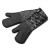 Zeal Steam Stop Waterproof Double Oven Glove - Black