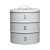 Kitchencraft 3 Tier Cake Tin - Grey