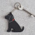 Sweet William Cocker Spaniel (Black) Keyring