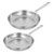 Kuhn Rikon Culinary FIVEPLY Stainless Steel Frying Pan Set 2pc 24/28cm
