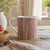 Sam Wilson Large Pink Striped Mug