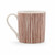 Sam Wilson Large Pink Striped Mug