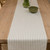Sam Wilson Sage Green Heritage Stripe Table Runner