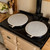 Sam Wilson Sage Green Heritage Stripe Round Hob Cover