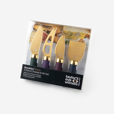 Taylor's Eye Witness Brooklyn Rose Gold Cheese Knife Set (4-Piece)  TEW-LMS24CS8 - The Home Depot