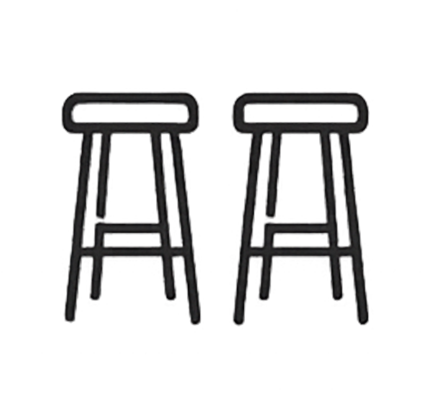 Counter Stools Set of 2