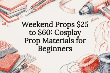 Weekend Props $25 to $60: Cosplay Prop Materials for Beginners