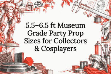 5.5–6.5 ft Museum Grade Party Prop Sizes for Collectors & Cosplayers