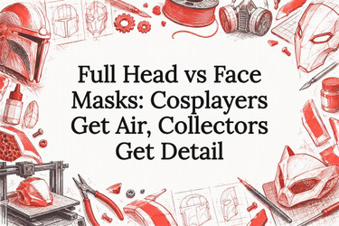 Full Head vs Face Masks: Cosplayers Get Air, Collectors Get Detail