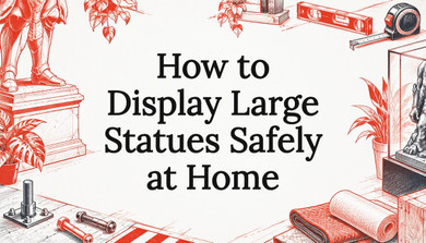 How to Display Large Statues Safely at Home