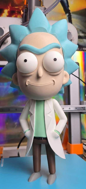 2ft Rick from Rick and morty 3dCurioPrints 3dcurioprints.com New 249.99 