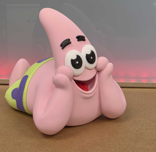 1ft Patrick Star from SpongeBob dreaming in love 3dCurioPrints 3dcurioprints.com New 139.99 