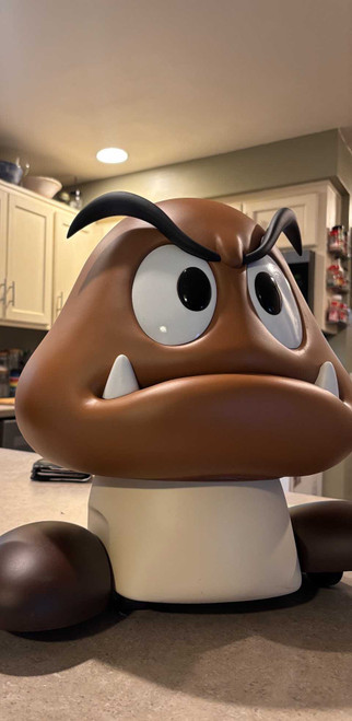 1ft Goomba keylor 12" tall from Mario massive filament taker 3dCurioPrints 3dcurioprints.com New 139.99 