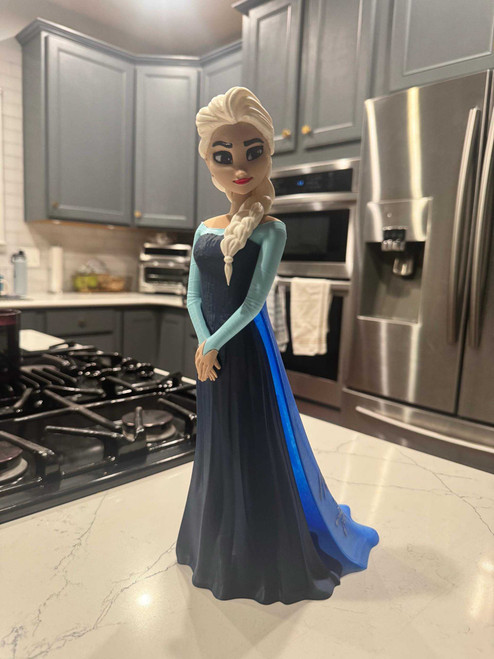 1ft 2in 14" Elsa princess from Frozen 3dCurioPrints 3dcurioprints.com New 129.99 