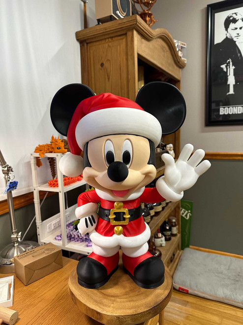 2ft Christmas Mickey 24" massive 3dCurioPrints 3dcurioprints.com New 299.99 