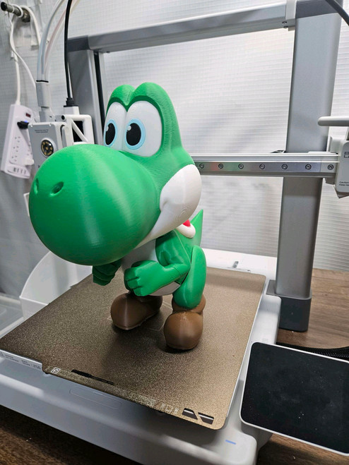 1ft 5in 17" Yoshi will have solark  orange shoes 