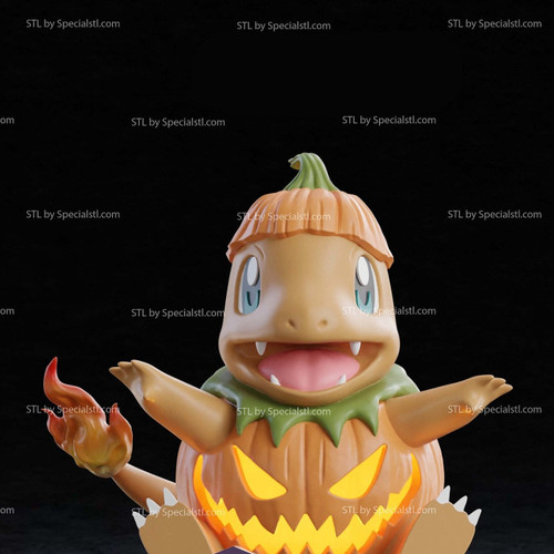 Life size 1ft 9in Charmander Pumpkin 399.99 3dCurioPrints 3dcurioprints.com 444893404201_C5E4