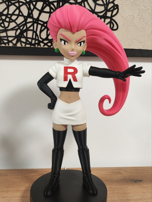 18" 1ft 6in  Jessie from Team Rocket Pokémon no stand anime 6 walls