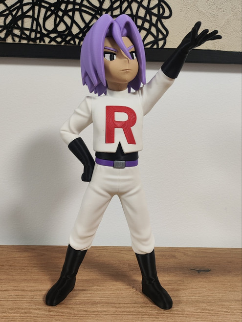 2ft 5in 29" James from Team Rocket MASSIVE Pokémon universe anime 6 walls