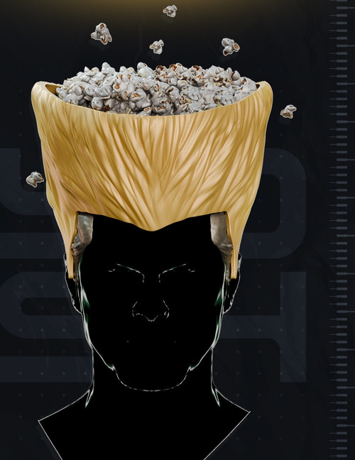 Street Fighter Guile Cody Rhodes WWE popcorn bucket fits heads up to 24"