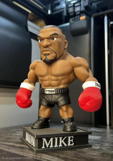 1ft 2in 14" Mike Tyson only change 200% was a 8" file can do hair or bald