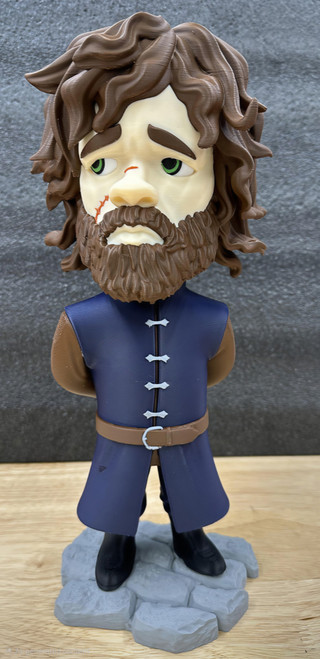 1ft 7in 19" Tyrion Lannister will look like picture just 150% and also eyes will be brown 