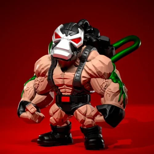 1ft 6in 18" Bane from batman he uses alot of filament