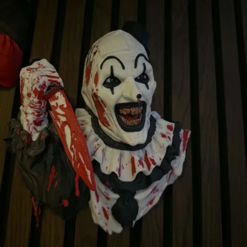 10x10x5 Terrifier art the clown wall hanger bust statue figure 