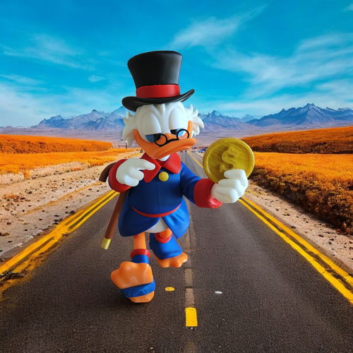 2ft 24" Scrooge mcduck cane and coin glued in on your side 299.99 3dCurioPrints 3dcurioprints.com 444896057754_C7C1