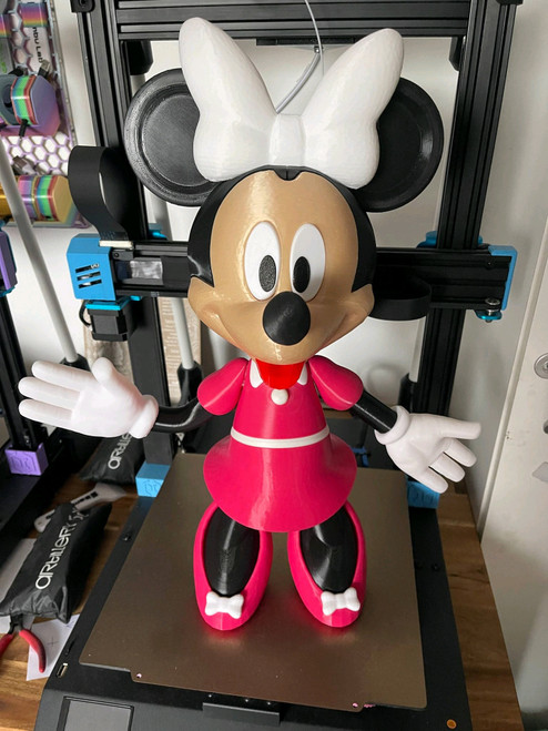 2ft 6in 30" Minnie Mouse skin. Will be lighter  due to shipping you might have to glue some on