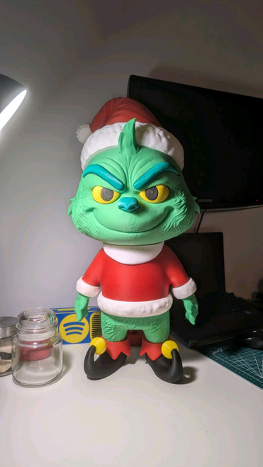 1ft 9in 21" the Grinch Christmas can do light green or dark mika edition 
