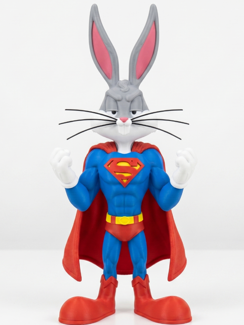 1ft 10in 22" Bugs Bunny as superman