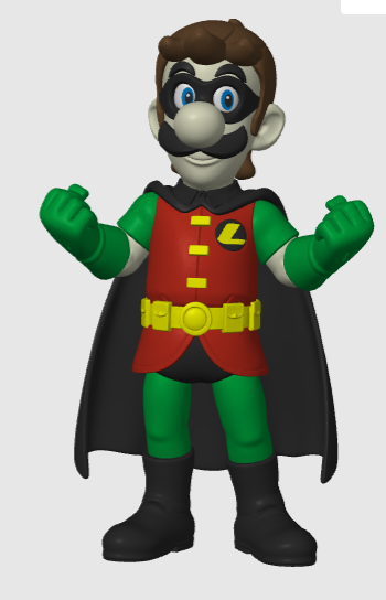 14" 1ft 2in Luigi as  Robin