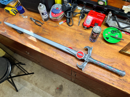 45" Thundercats sword of omens Cosplay prop  pieces due to shipping you need rods